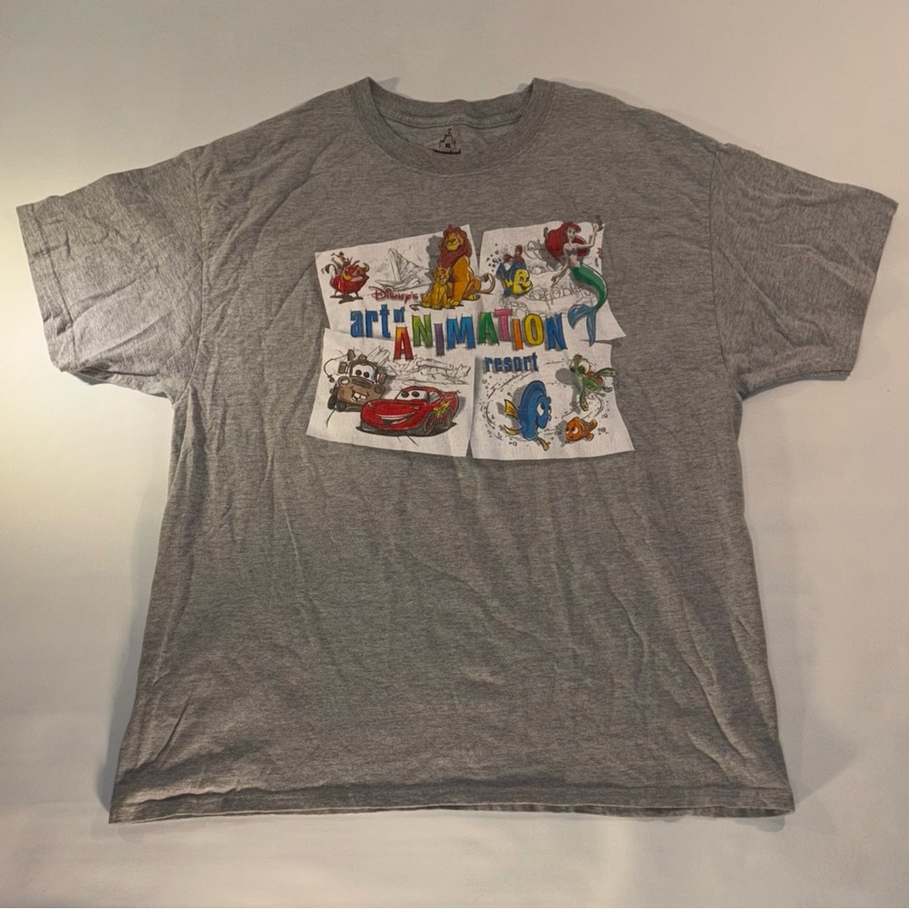 ✍️ DISNEYLAND RESORT WALT DISNEY WORLD HANES ART OF ANIMATION GRAPHIC T-SHIRT ✍️